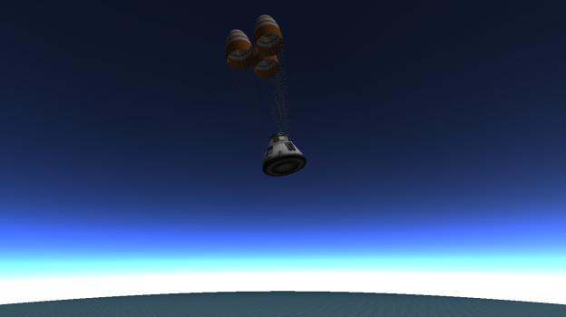 kerbal space program parachute burns